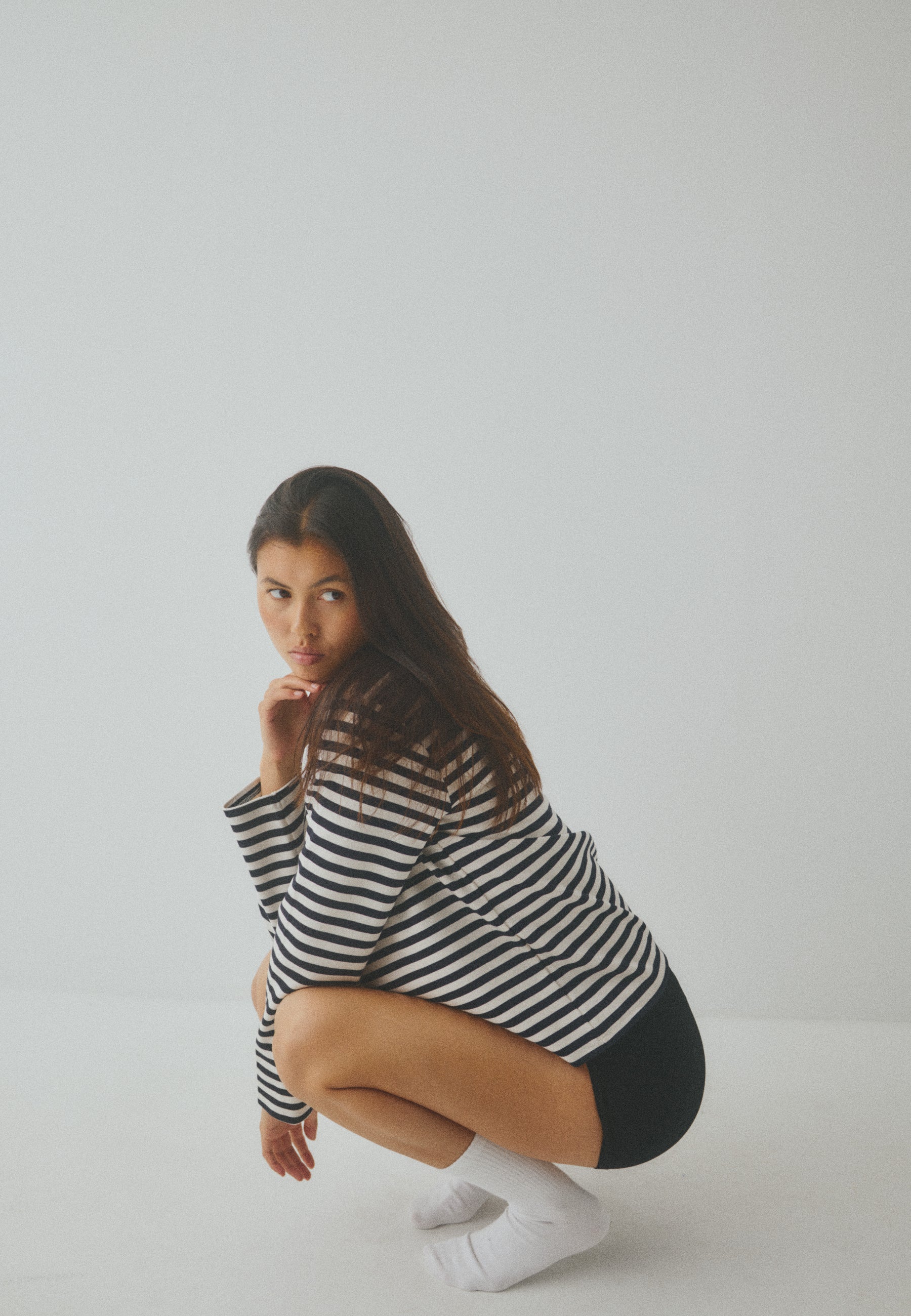 Celia-M T-shirt - Night Sky Sugar Stripe - Image 3
